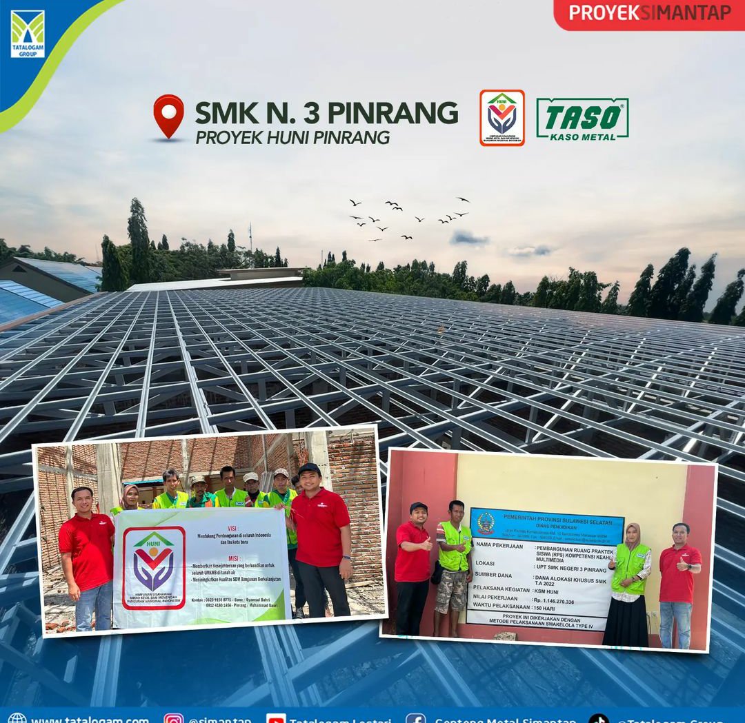 MeikeFatimah's tweet photo. Sebagai perusahaan yang fokus di industri baja, Tatalogam Lestari ingin lebih
berpartisipasi aktif dlm pembangunan bersama pemerintah dan BUMN lainnya
untuk Indonesia yang lebih baik, secara cepat tanpa mengabaikan kekuatan&amp;keindahan strukturnya.Jempol 4 deh
#tatalogamgroup https://t.co/r4wY6kitHg