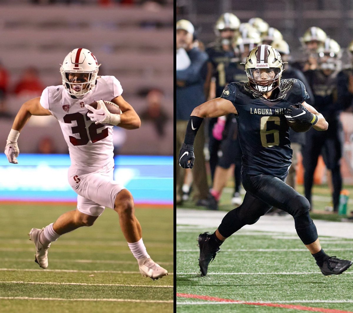 Congrats Troy Leigber (Laguna Hills).
SoCal Special Teams/Multi-Purpose Player of Week.
State scoring leader had 145 yds rush, 2 ints in playoff win. Brother of Stanford's Mitch Leigber.
<a href="/HaroldAbend/">Harold Abend</a> <a href="/lhhawksfb/">Laguna Hills High School Football</a> <a href="/OCSportsZone/">OC Sports Zone</a> <a href="/troyleigber/">Troy Leigber</a> 
calhisports.com/2022/11/22/soc…