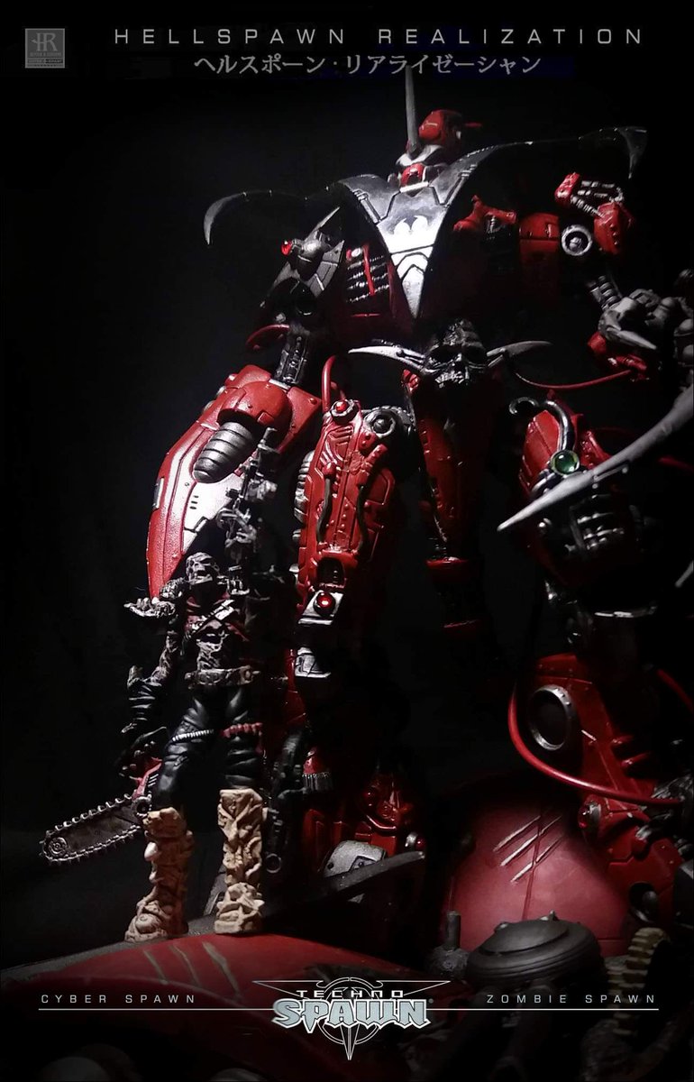 CustomsHunter's tweet photo. Cyber Spawn &amp; Zombie Spawn
Custom Diorama 
#customspawn #hellspawn #hunter_r_customs #spawn #spawnfanart  #customspawn #spawncustom #spawnactionfigure 
#spawnactionfigures #spawnfigure #spawnfigures #toddmcfarlane #toddmacfarlane #mcfarlanetoys #spawnmcfarlane #スポーン https://t.co/0t4CJDFDAq