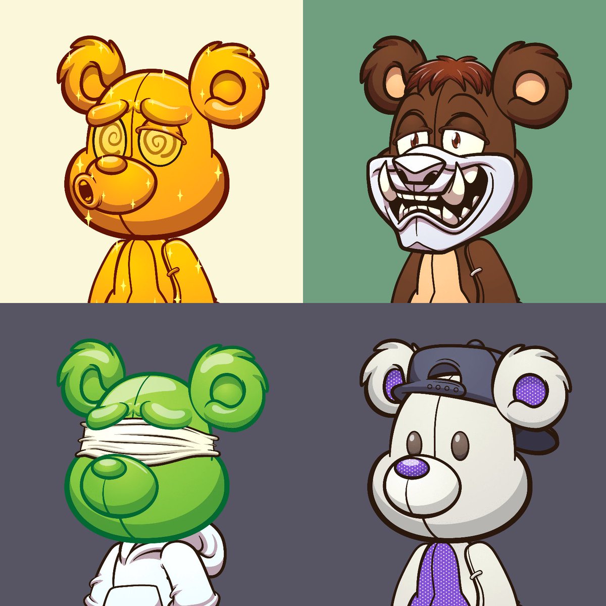 yolow1ll's tweet photo. Something happening with @killabearsnft https://t.co/Upr9JTbZXY