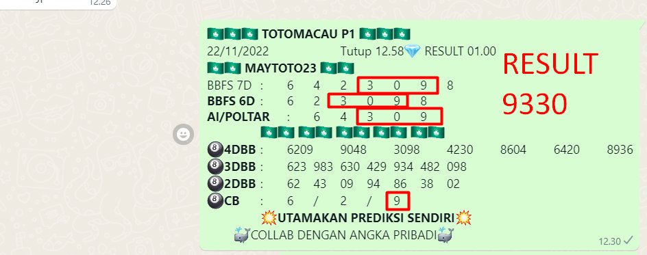MetaTogel's tweet photo. SAHH HASIL JP TANGGAL 23 https://t.co/htxdsq29zz