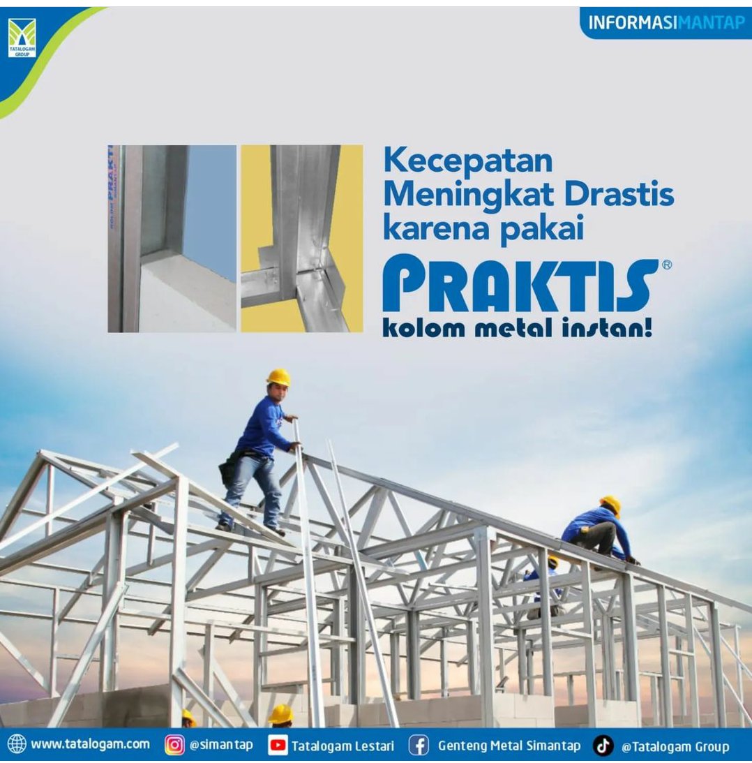MeikeFatimah's tweet photo. Yuk kita banding kan antara genteng biasa, dgn genteng metal Simantap,dia  lebih unggul karena lebih kuat
dan tahan lama, bobot lebih ringan, lebih mudah dipasang, bebas lumut dan karat #tatalogamgroup https://t.co/iSNeYQ158V