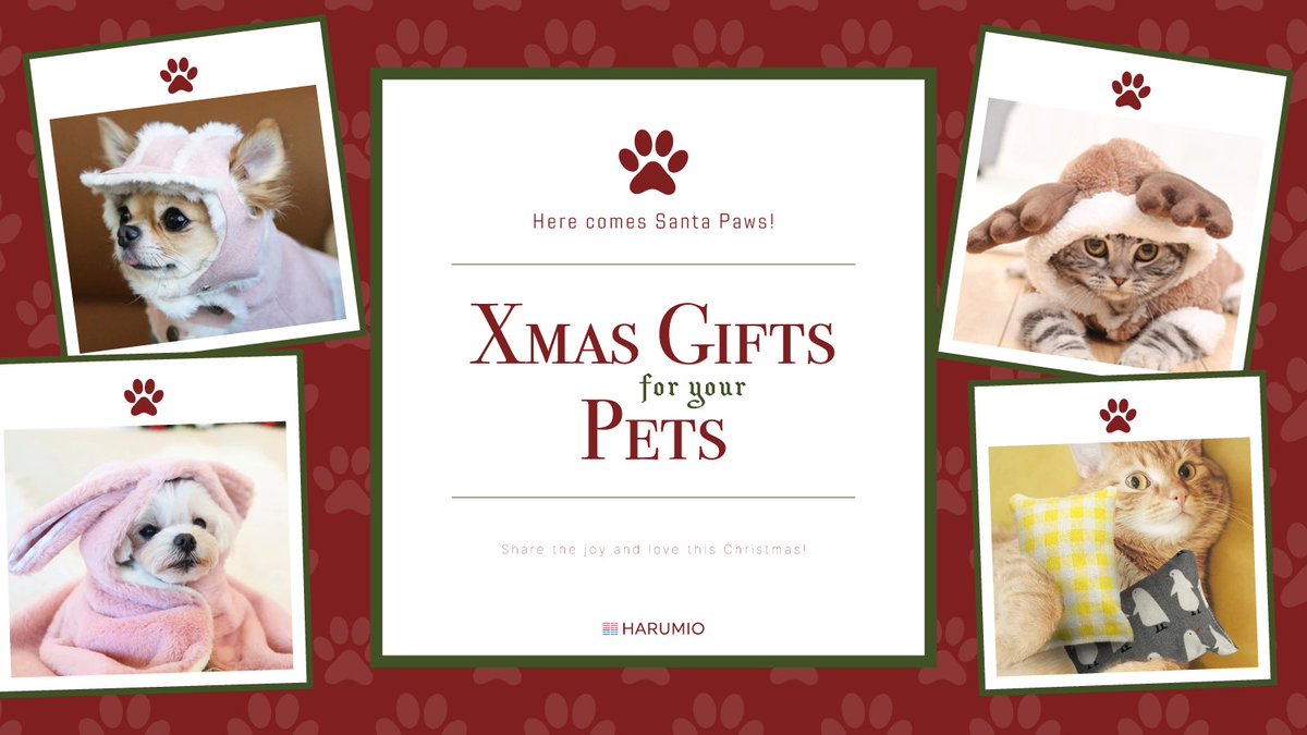 HarumioKorea's tweet photo. Time to repay your pets for the love they have given you! These Christmas gifts for your pets from https://t.co/0e8MQ78374 are guaranteed to make them jump with joy! 

❤️ 100% Authentic products
❤️ Shipping Worldwide

#koreanproxy #harumio #gift #christmastime #xmas #petaccessory https://t.co/vVtC1EVnwz