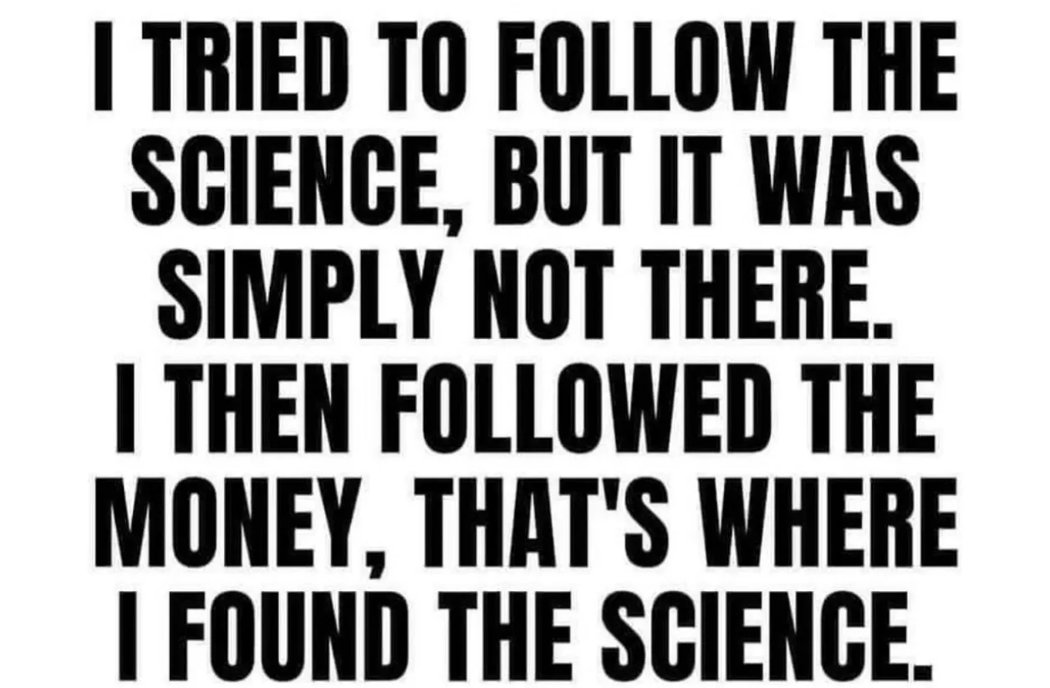 lastpatriotsusa's tweet photo. The so-called #ScienceIsNotSettled! https://t.co/LThwc1I8aF