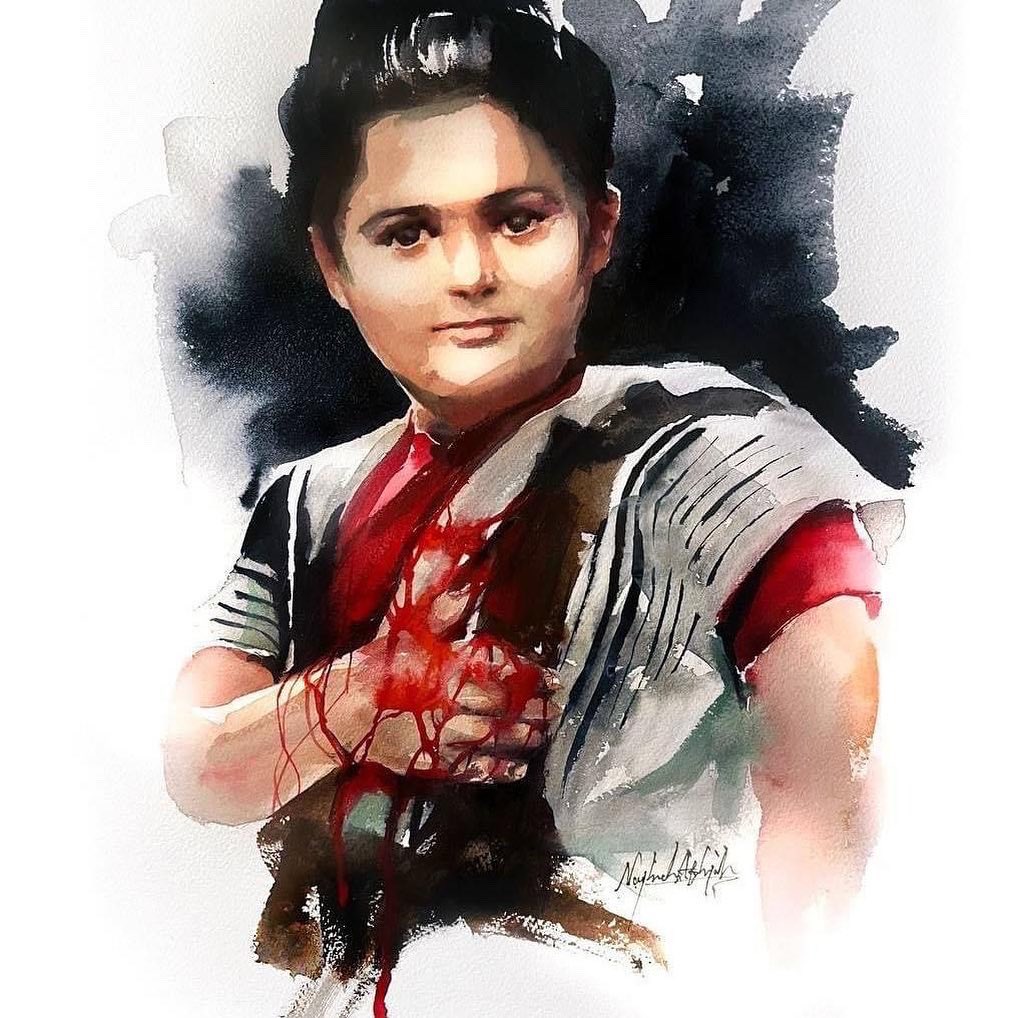 باهمدردی با تمامی خانواده های داغدیده بویژه در کردستان , بلوچستان ‌و خوزستان که بیش از دیگر جای‌های ایران مورد ستم ونابرابری هستند، #caligraphy #persianartist nft #nftart #nfthistory #aligraphy #opensea #openseanft #irannft