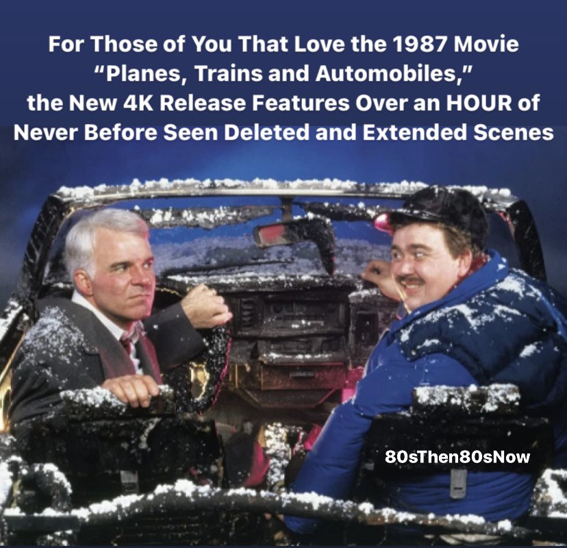 The Deleted and Extended Scenes Were Recently Discovered in the Archives of John Hughes.  😳

#PlanesTrainsandAutomobiles #JohnCandy #SteveMartin #JohnHughes