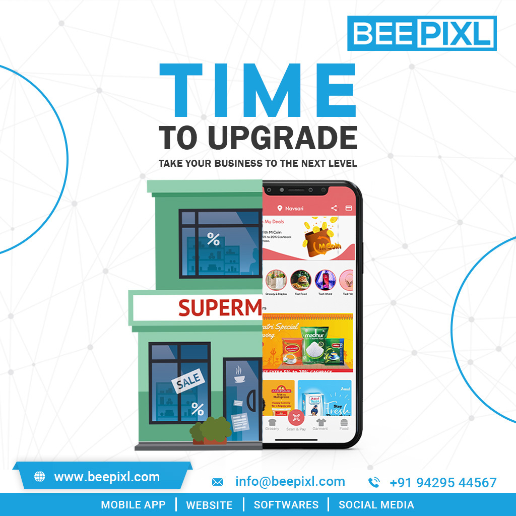 ✌Time To Upgrade your Business with Beepixl.😎

Does Your Business Need digitalization? Well, it's never too late to start off. Let us guide you better with strategy, communication and creatives that speaks the right value for your Business.

⭐⭐⭐⭐… instagr.am/p/ClSkP-8qgyn/