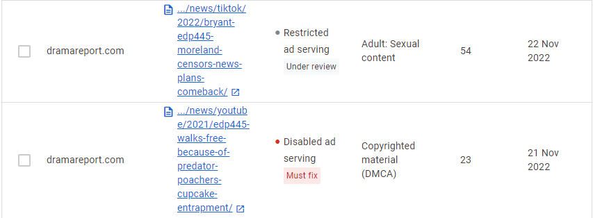 DramaReportCom's tweet photo. EDP, stop abusing Google's copyright and reporting system. You tried to sleep with an underage girl and got exposed. You will not get your comeback.

@edp445 @Google @KEEMSTAR @TwitterSupport https://t.co/T7xr5gg5Qs
