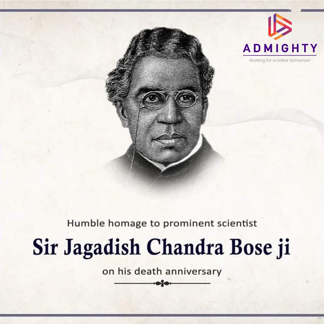 #JagadishChandraBose was an #IndianScientist who revealed the truth to the fact that #plantsarealive also invented the crescograph a device for measuring the growth of #plants.
He was a polymath,physicist,biologist, biophysicist,botanist,archaeologist & writer of #sciencefiction.