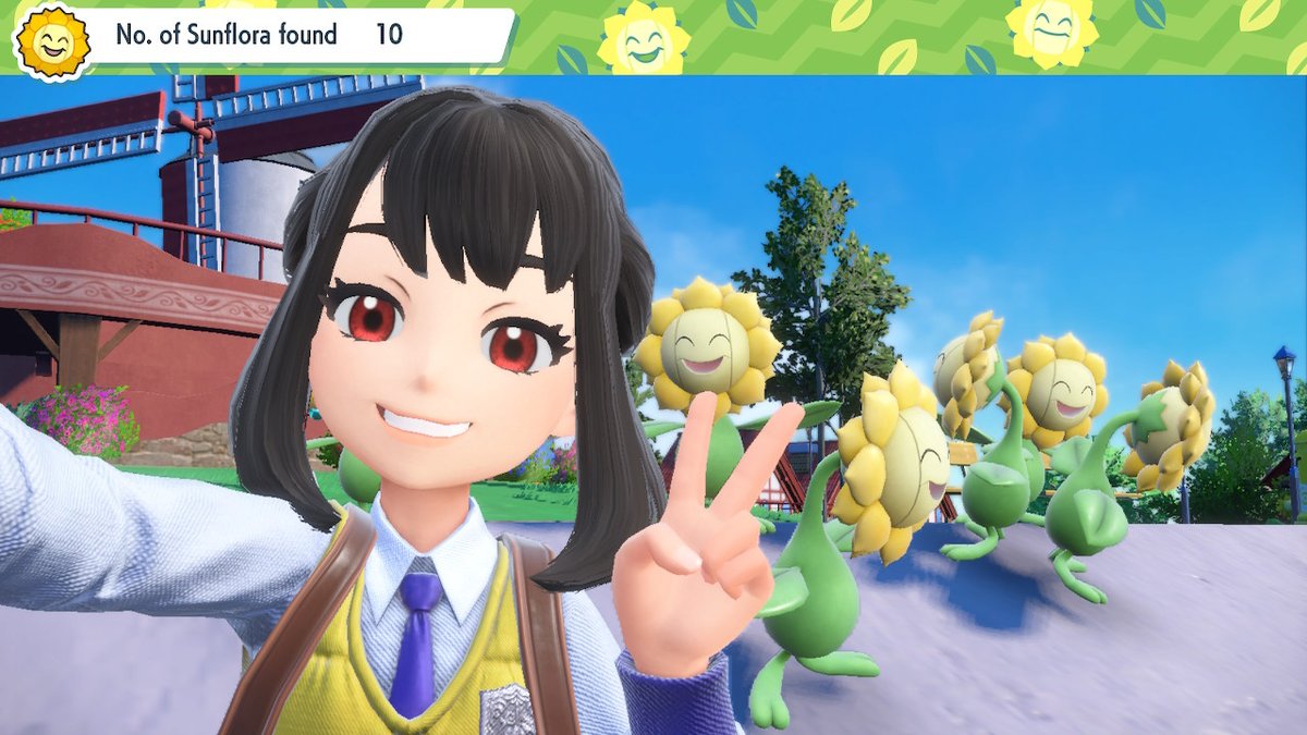 cyn_dere's tweet photo. Sunfloras! #PokemonScarletViolet #NintendoSwitch https://t.co/yNPDDptNwo