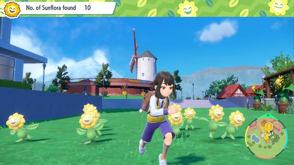 cyn_dere's tweet photo. Sunfloras! #PokemonScarletViolet #NintendoSwitch https://t.co/yNPDDptNwo