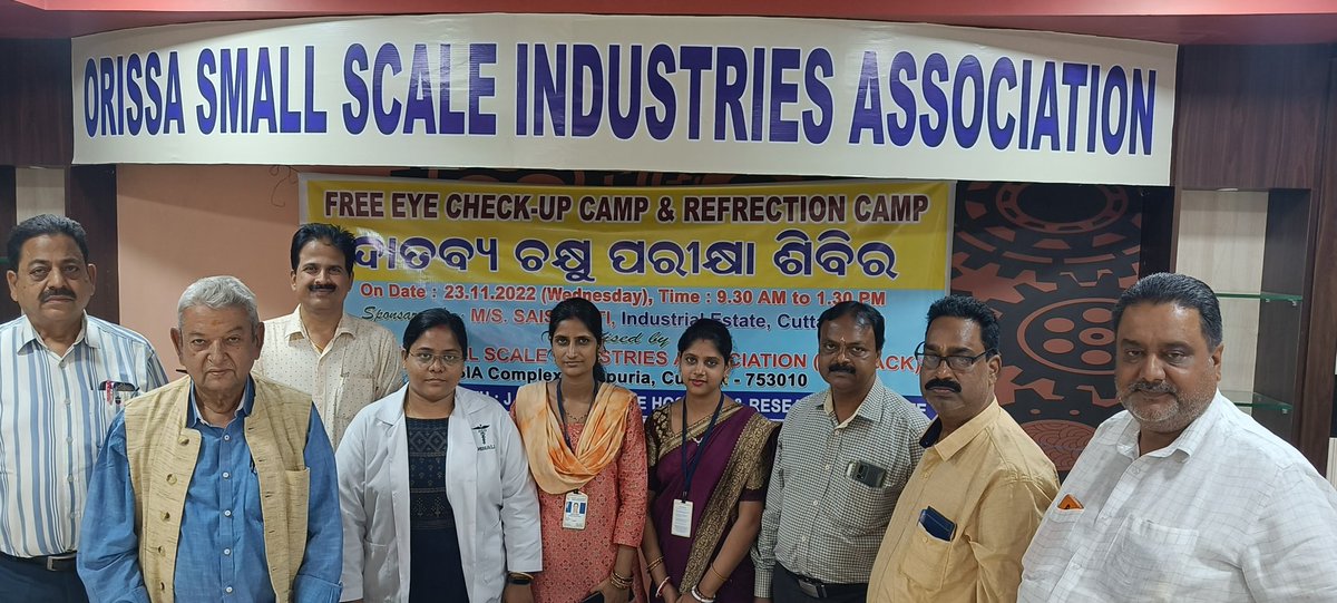 Dssia_Cuttack's tweet photo. Today DSSIA Cuttack organised a Free Eye Check-Up &amp; Refraction Camp at OSSIA Complex, Khapuria, Cuttack @OSSIA41067898 sponsored by @vijaymunjal9 of M/s Saishakti in collaboration with J.P.M Rotary Eye Hospital &amp; Research Institute. https://t.co/oElseURaZs