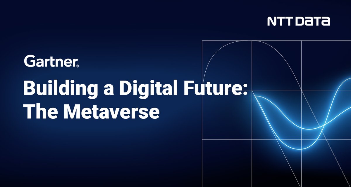 NTTDataSpain's tweet photo. La adopción adecuada del #Metaverso abrirá nuevas oportunidades para mejorar la monetización de sectores emergentes, y una mejor gestión de servicios y sistemas complejos a través de experiencias inmersivas. Descarga el informe de @Gartner_inc
https://t.co/bhhWhlSJA7 https://t.co/WkWJu5qx9K