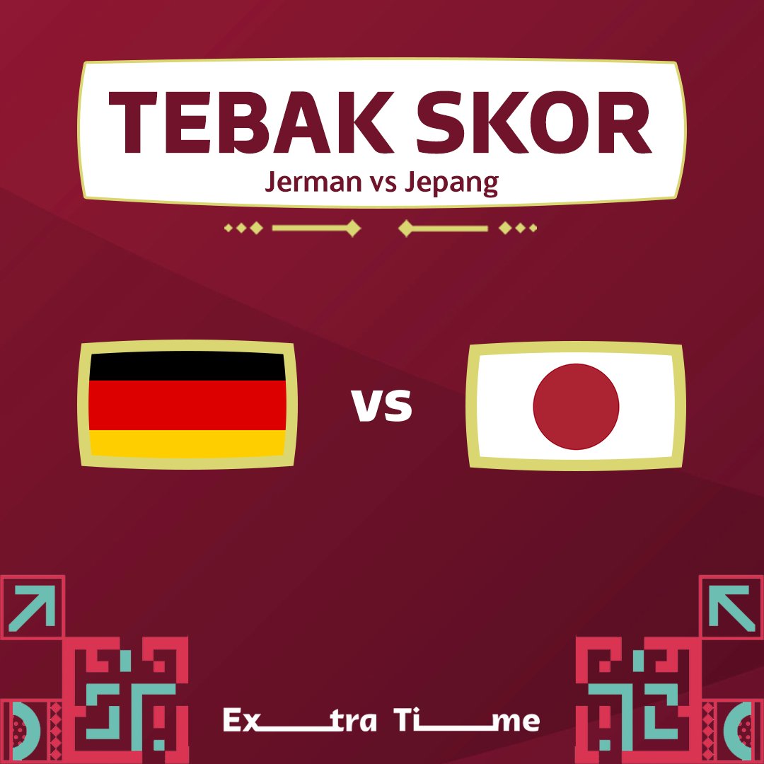 idextratime's tweet image. ⚡ Kuis Tebak Skor
Jerman v Jepang
Berhadiah FIFA 23 Steam PC untuk 1 orang!

Contoh:
Jerman 2-7 Jepang #BukaAjaBukalapak

Syarat:
- Khusus followers idextratime
- Follow @bukalapak
- RT 3 tweet terakhir Bukalapak
- RT &amp;amp; Like tweet ini
- Jangan lupa hashtag

Mainkan 🚀