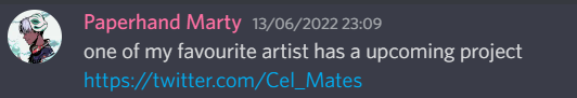 Martin96C's tweet photo. Missed @cel_mates by @mcbess?
@necrosbeach didn't

We posted this in June when they had just a couple thousand followers and as a group, we collectively obtained several whitelists each https://t.co/D8jGqUPMoD