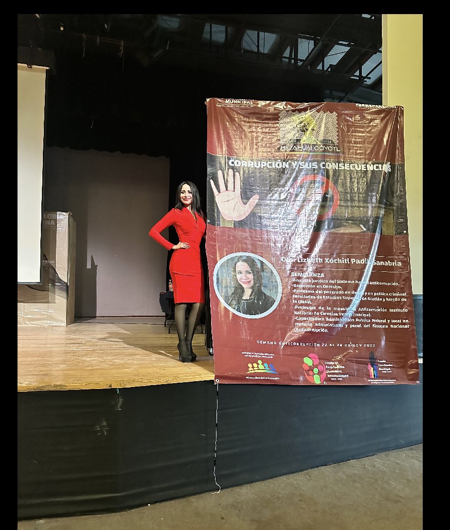 Gracias a los Servidores Públicos de Nezahualcoyotl por estar en mi conferencia CORRUPCIÓN Y SUS CONSECUENCIAS!

Traté el tema desde la perspectiva jurídica intra y multidisciplinaria a partir de la metodología de pensamiento complejo en un ámbito dogmático y procesal!