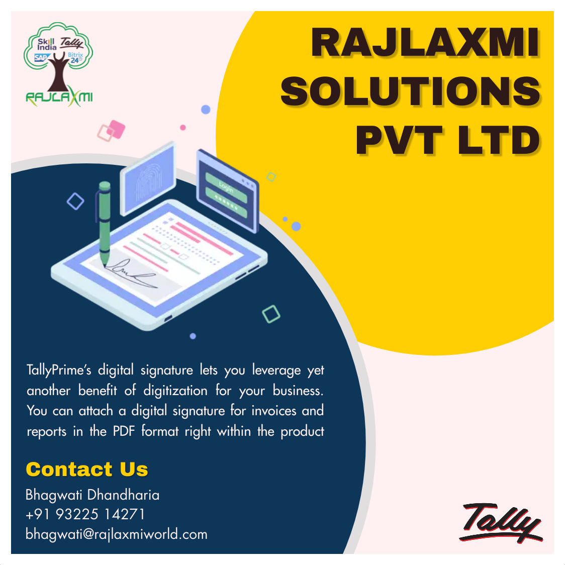 rajlaxmiworld's tweet photo. ..
#tallyprime #tally #tallyerp #tallyAMCService
#tallysolutions #tallyservices #TallyAMC #tallysupport
#tallysupportservices #AMC #tallysoftware #tss
#tallytraining #tallycustomization #tallynewupdates
#amcservice #TallyAddon #rspl #rajlaxmisolutions
#RajlaxmiSolutionsPvtLtd
.. https://t.co/0u5GGFatY2