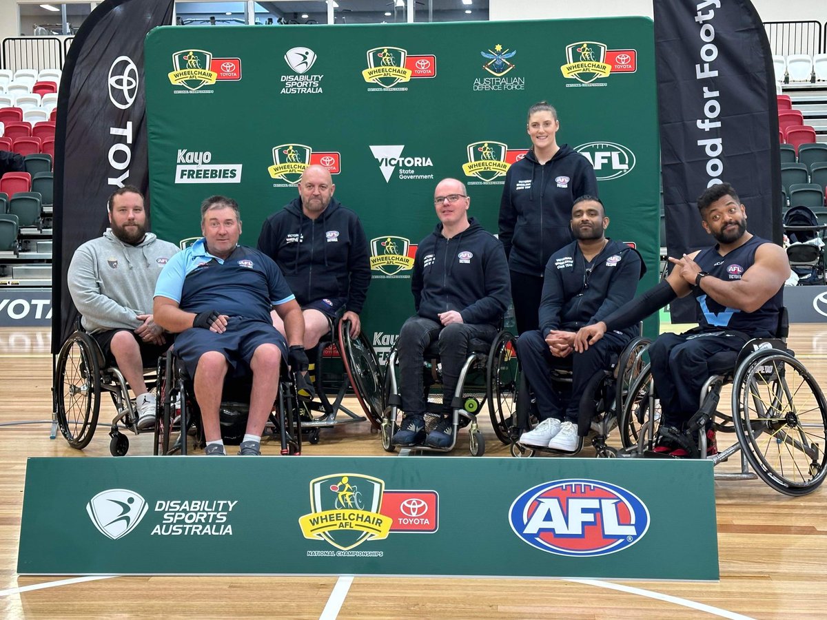 Proud of our VWFL Tigers representing at the Wheelchair National Championships 💛🖤

📺 Streaming live on <a href="/kayosports/">Kayo Sports</a> from <a href="/AlignedLeisure/">Aligned Leisure</a>’s Diamond Valley Sports &amp; Fitness Centre.