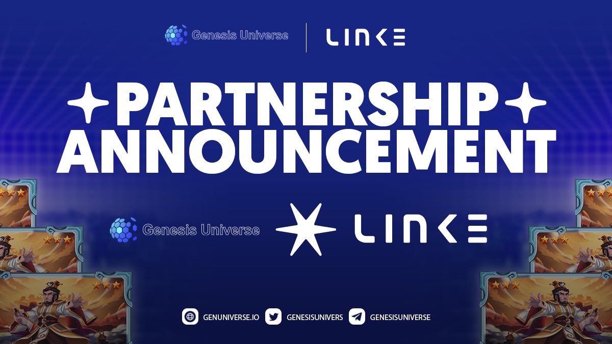 GenesisUnivers's tweet photo. 📣#GensisUniverse has formed a new Partnership with @link3to!

ℹ️ https://t.co/BnsOJlGt7J is a #Web3 social network of verifiable identities where teams build meaningful relationships with communities, proudly built on @cyberconnectHQ

🤝Here’s to great success in the future! https://t.co/8mtVRMHRnx