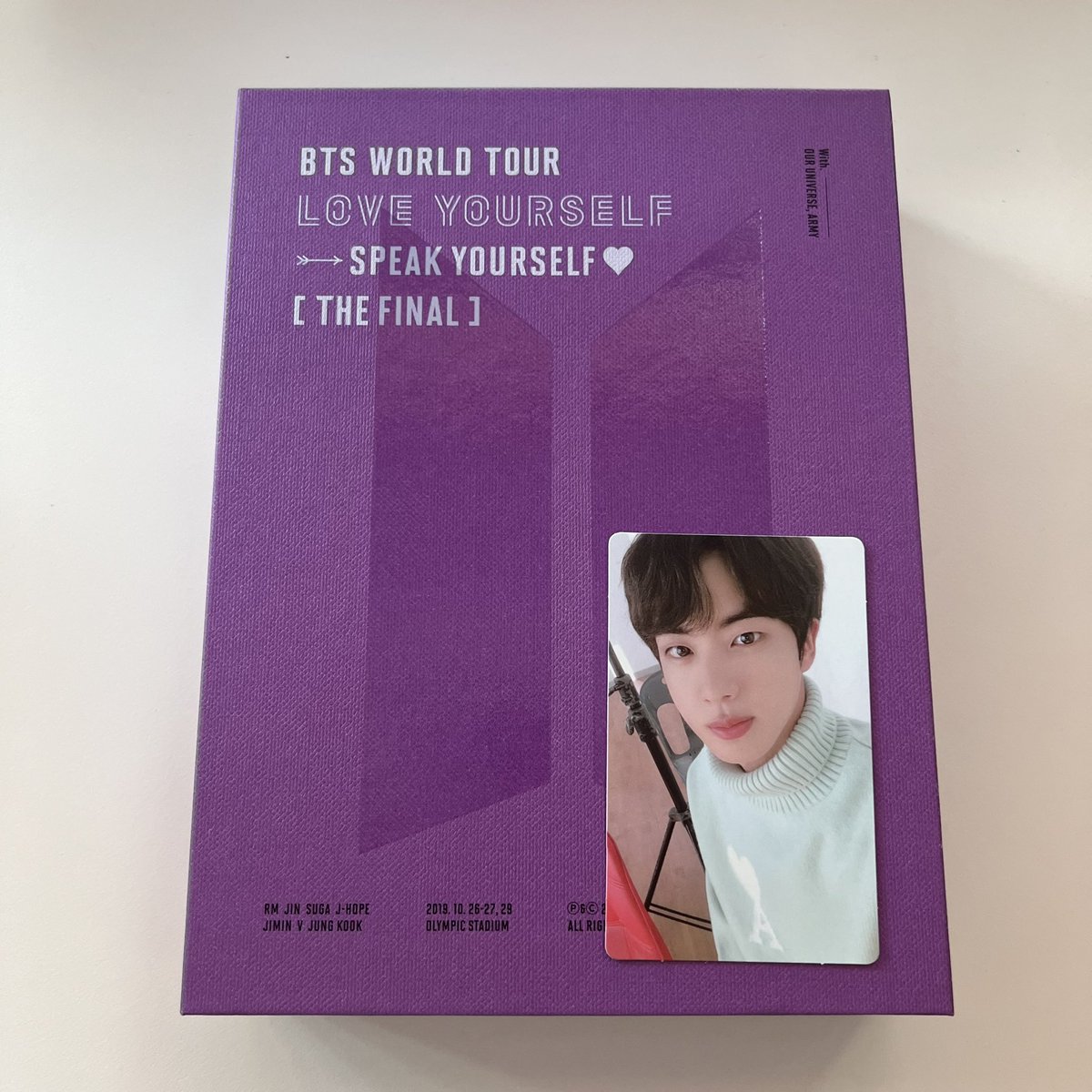 kookmincom's tweet photo. 🛒 wtt lf ph

✰ ly sy final pc

𓏸 have: seokjin / jin
𓏸 want: jimin / jm or jungkook / jk

    — onhand
    — fresh pull
    — send me a dm!

bts love yourself speak yourself the final photocard dvd bluray digicode digital code trade trading https://t.co/kVw5VgCo9x
