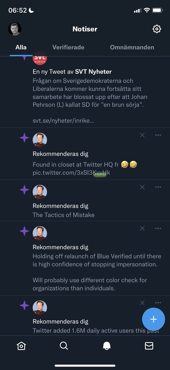 DanielFagersten's tweet image. Och jag dom inte följer Elon…