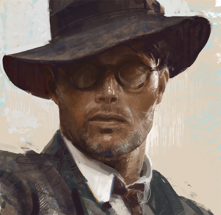 「Mads Mikkelsen.  」|Lixin Yinのイラスト