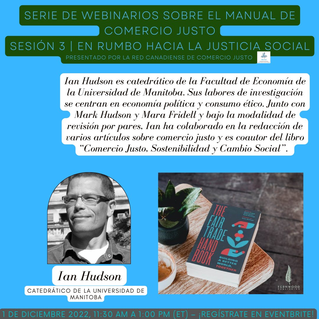 SimboloPP's tweet image. SERIE DE WEBINARIOS SOBRE EL MANUAL DEL COMERCIO JUSTO
SESIÓN 3
EN RUMBO HACIA LA JUSTICIA SOCIAL
Registrate aquí:

bit.ly/3Ey4NBV