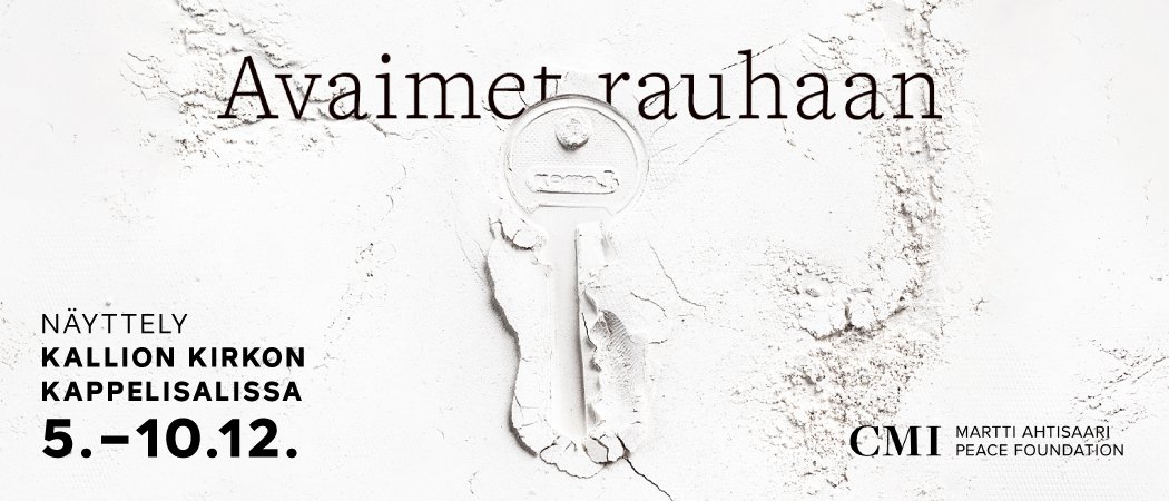 🕊️ Laita kalenteriin Mistä avaimet rauhaan -keskustelumme 5.12. Kallion kirkossa. <a href="/ReinaRiikka/">Riikka Reina</a>, <a href="/MaaretK/">Maaret Kallio</a>, <a href="/H_Klinge/">Hanna Klinge</a>,  Rahim Alizada ja <a href="/anttiammala/">Antti Ämmälä</a> pohtivat näkökulmia rauhaan ajassa, jossa kriisit ja sota Euroopassa huolettavat.

Käy myös näyttelyssämme!

fal.cn/3tQbq
