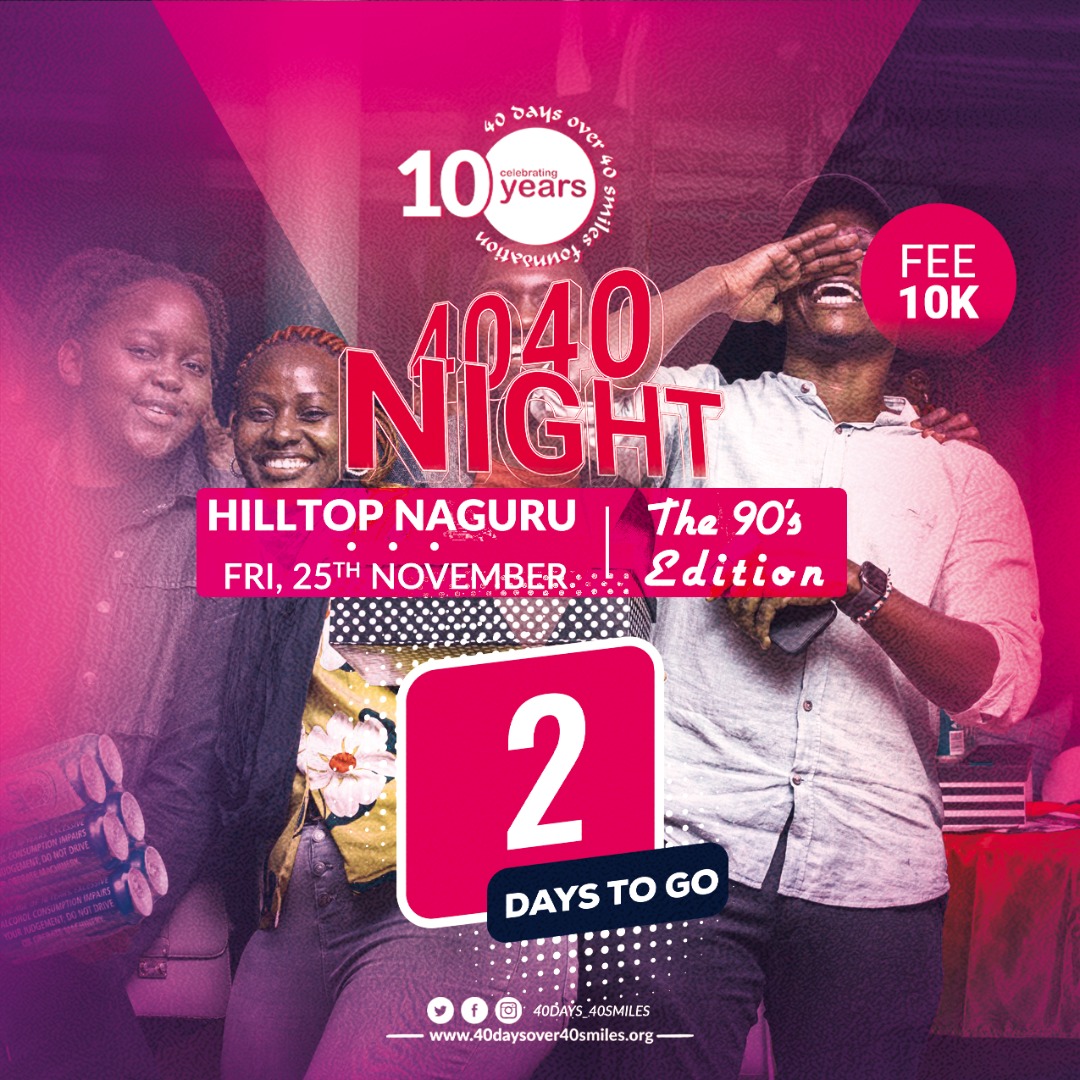 40days_40smiles's tweet photo. The excitement is getting wessser! 
2 Days to Go 🔥🔥 Get ready for yet another of those memorable nights. 🤗

#4040Night
#FunForACause https://t.co/Ztlhymcj9c