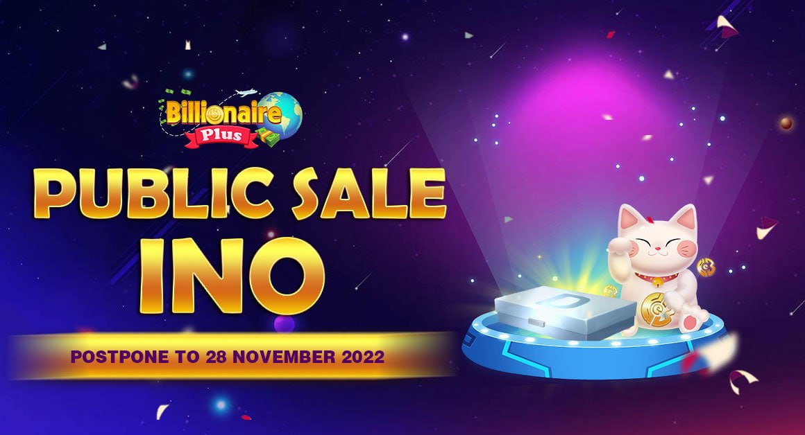⚠️IMPORTANT NOTICE, Public Sale INO will postpone to 28 November 2022.

Recently, we've needed more time to make the greatest Bplus Wallet where we can sell this unique INO Mystery Box 

Updated timeline: 
Public Sale INO on Bplus Wallet - 28 November 

Open Box - 29 November