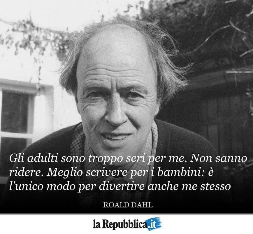 23 novembre 1990 - Muore lo scrittore Roald Dahl
#RoaldDahl #scrivereperibambini #scriverestorie #letteraturaperlinfanzia #letteraturaperragazzi 
#storieperbambini #storieperragazzi #storiedaleggere