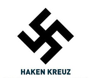 HeySreejith's tweet photo. @SpittinVenoms This is 2022 and people still can't differentiate between Swastika and Nazi Haken Kruez. https://t.co/8FZ2LakeCX