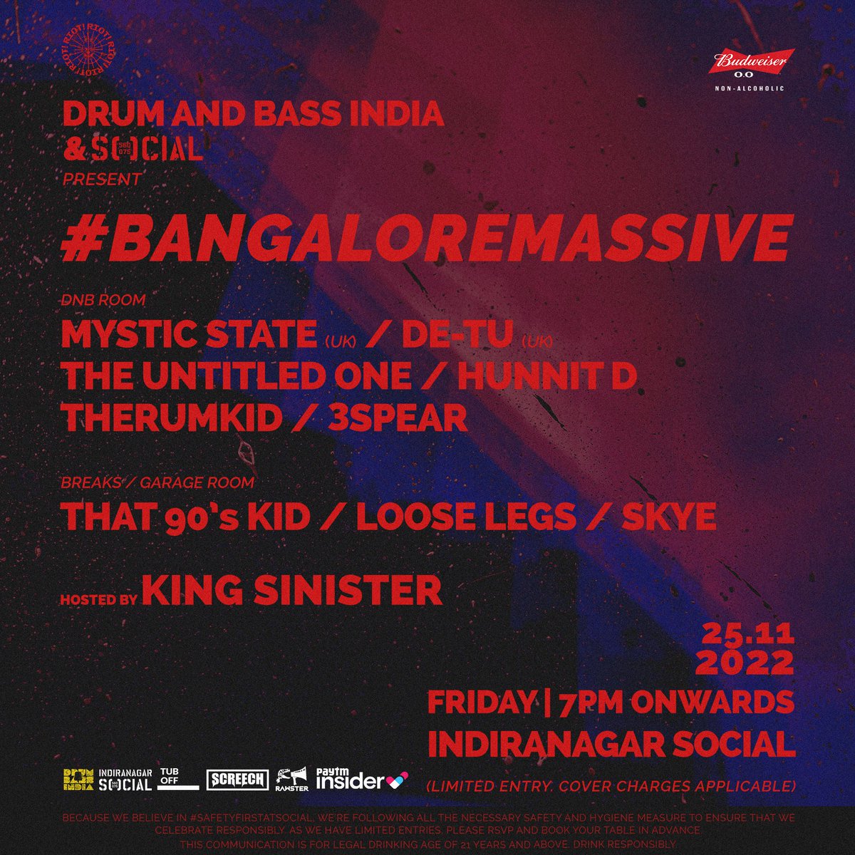 Playing alongside dons like <a href="/_mysticstate/">Mystic State</a>, DE-TÜ, <a href="/TUODnB/">The Untitled One</a>, and many more this Friday for the 10th edition of #BANGALOREMASSIVE. 

BASS HEAVY TINGS.

TICKETS: bit.ly/BLRMassive010_…