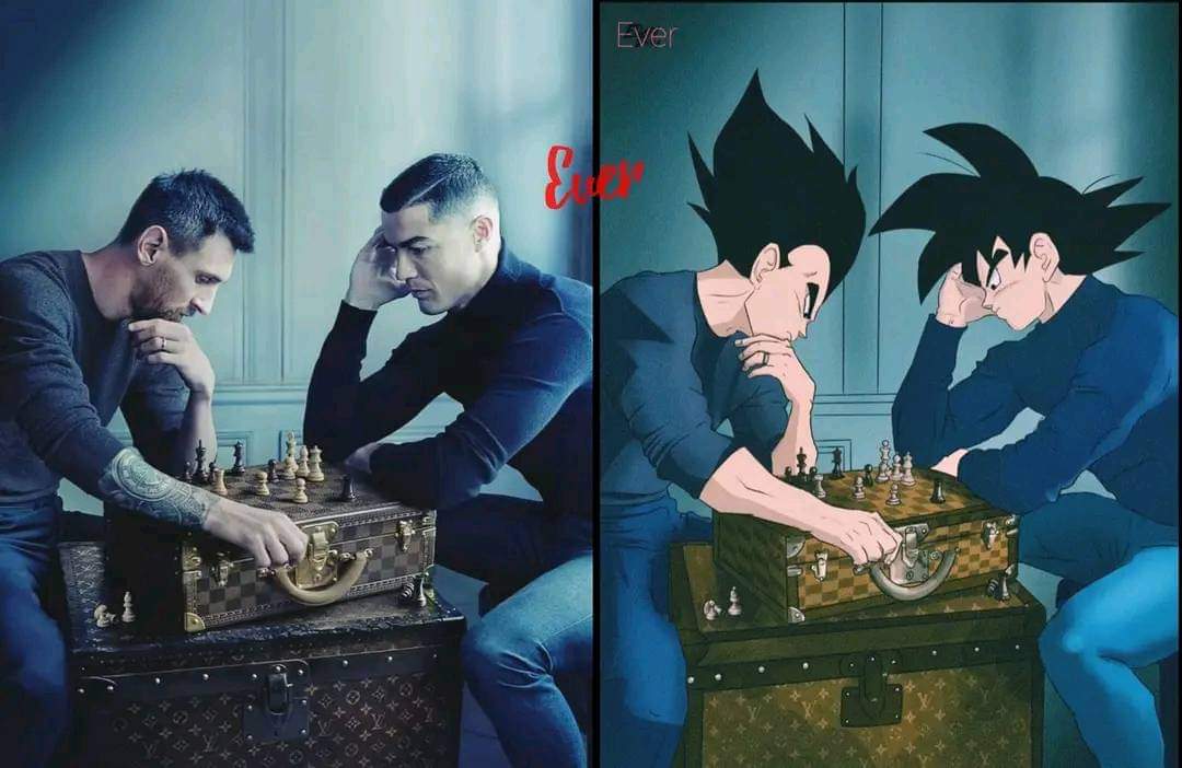 1-Como ellos se ven.
2-Como todos los ven.

#CR7 
#messi 
#FIFAWorldCup 
#Argentina 
#Qatar2022
