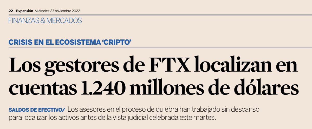 Cuál tiene que ser el descontrol financiero para que en la solicitud de quiebra digas que tienes $564M en tesorería y, unos días más tarde, el administrador concursal encuentre $1.240M