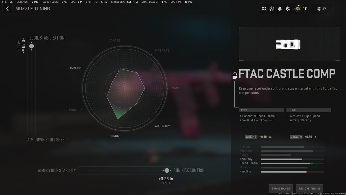 MadeByPulse's tweet photo. Fastest SMG TTK in the game.... The BEST Fennec 45 build to use in Warzone 2.0! No Recoil! Includes Tuning Below! โฌ๏ธ #Warzone2 #Fennec45 https://t.co/6U9mKG13Zt