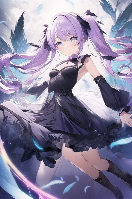 #NovelAI 
刻晴ちゃんを作ろうとした 