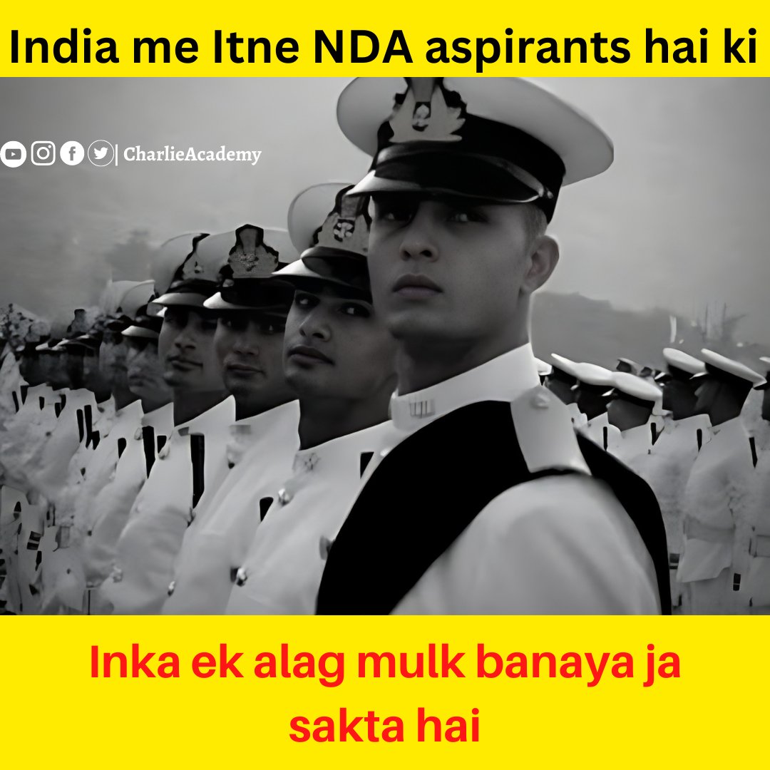 Tag your friend who want to join 'INDIAN ARMY' ....
.
.
#nationaldefenseacademy #ndaaspirant #ias #fifaworldcup2022 #messi #army #armylover #armylife #armydream #armydress #armymemes #agniveer #agniveer🔥 #memes #memes😂 #memesdaily #ssc #sscgd #ssccgl