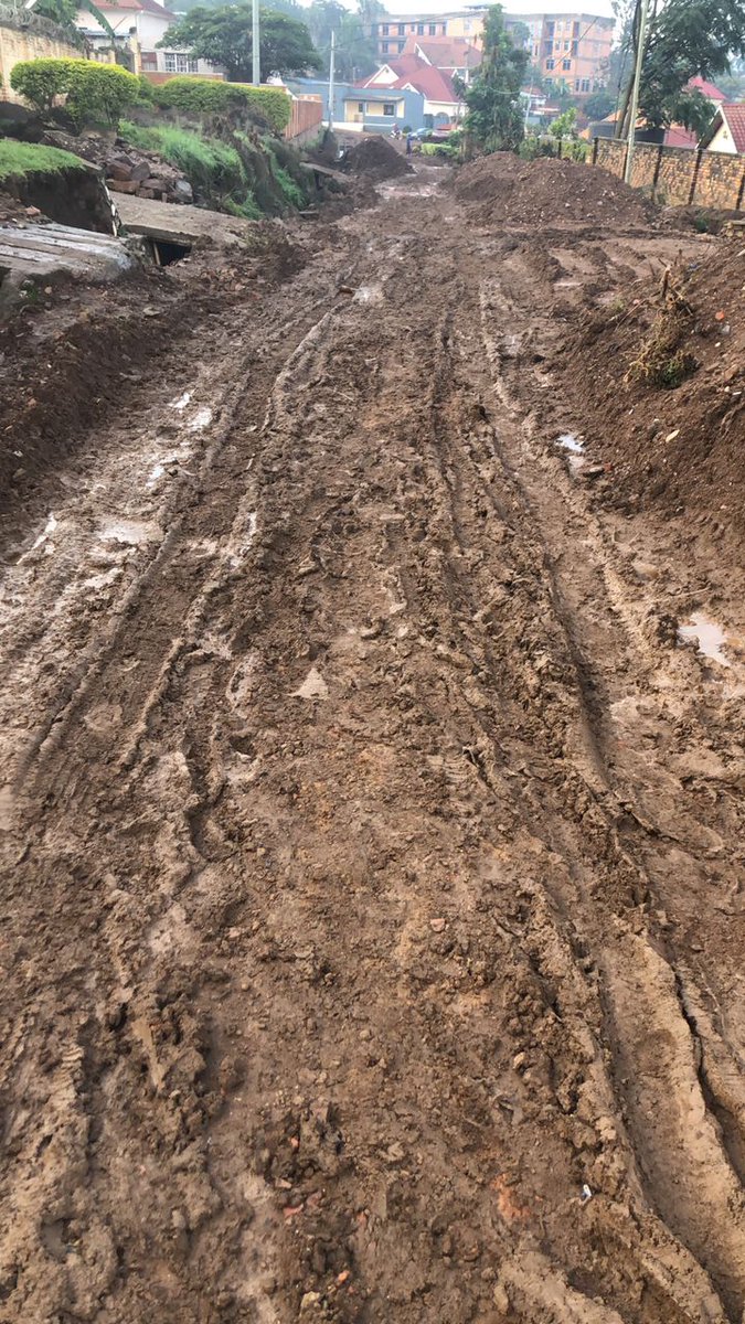 What do residents do when contractors show up and leave their roads in such a state and with no running water because pipes are cut? 
Double tragedy.