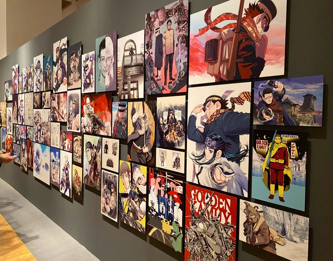 ゴールデンカムイ展行ってきた!すごく混んでた!500000000人くらいいた! 