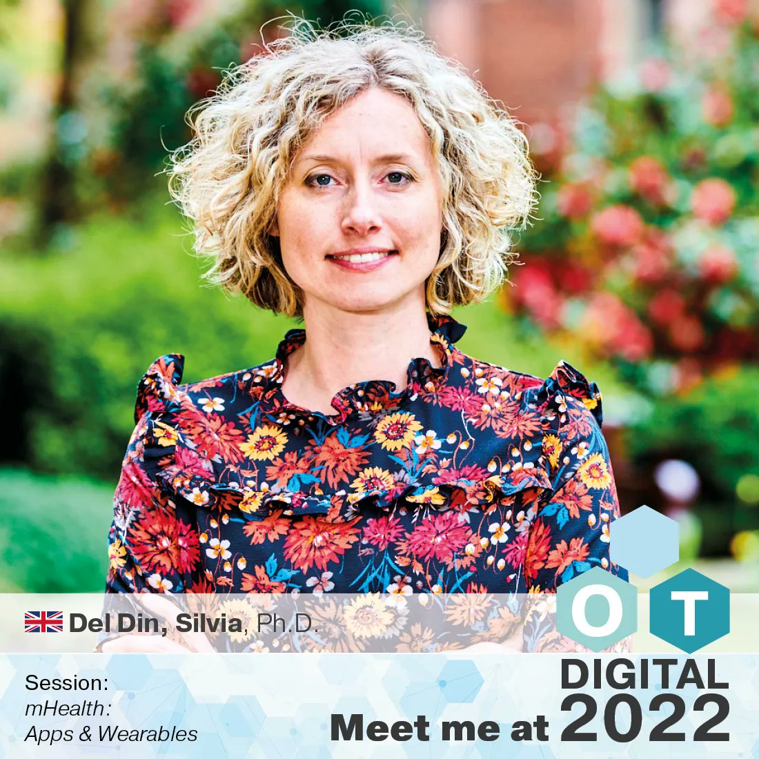 DocPfoe's tweet photo. Meet Ph. D. Silvia Del Din at the OT Digital 2022 in Berlin on the 02./03. December.
Join her for her session on "health: Apps & Wearables".
GET YOUR TICKETS AT: https://t.co/aPJCkTcwlm
#otdigital #healthcare #berlin #2022 #digitalhealth #healthcare #innovation https://t.co/boUYbxb3wT