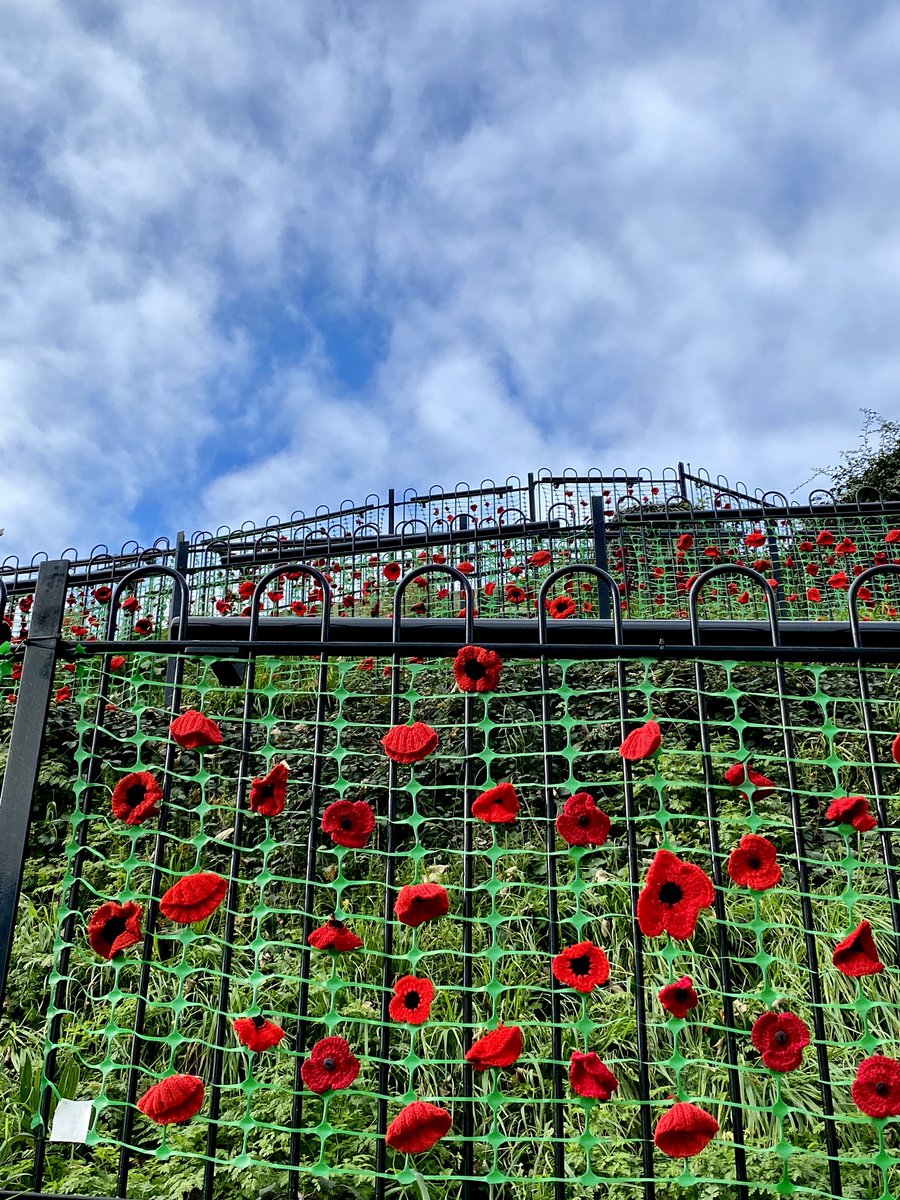 Beautiful display of crocheted poppies at <a href="/TonbridgeCastle/">Tonbridge Castle</a> I couldn’t help but take some photos! #tonbridge #poppies #rembrance #castle #stunning