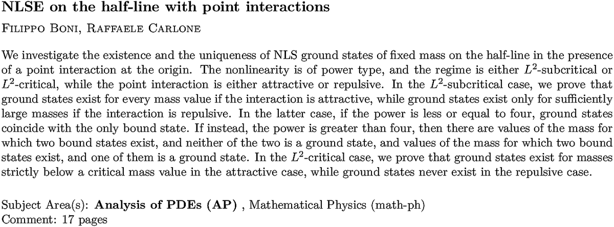 math.AP Analysis of PDES arXiv submissions tweet media