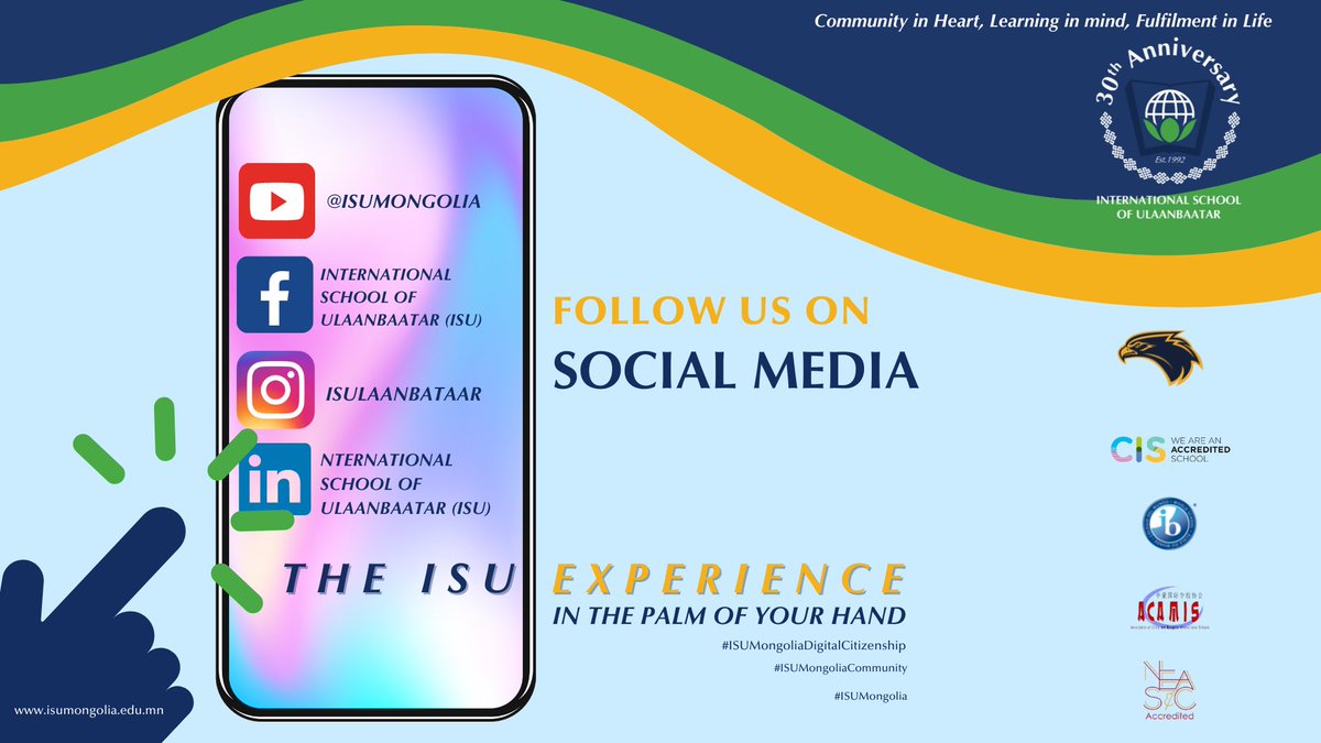 Dear ISU Community. The school is pausing activity on this platform until we are sure of the direction that it is taking. The safety and security our community is always at the heart of what we do. In the meantime you can find us elsewhere. See you there! #ISUMongoliaCommunity