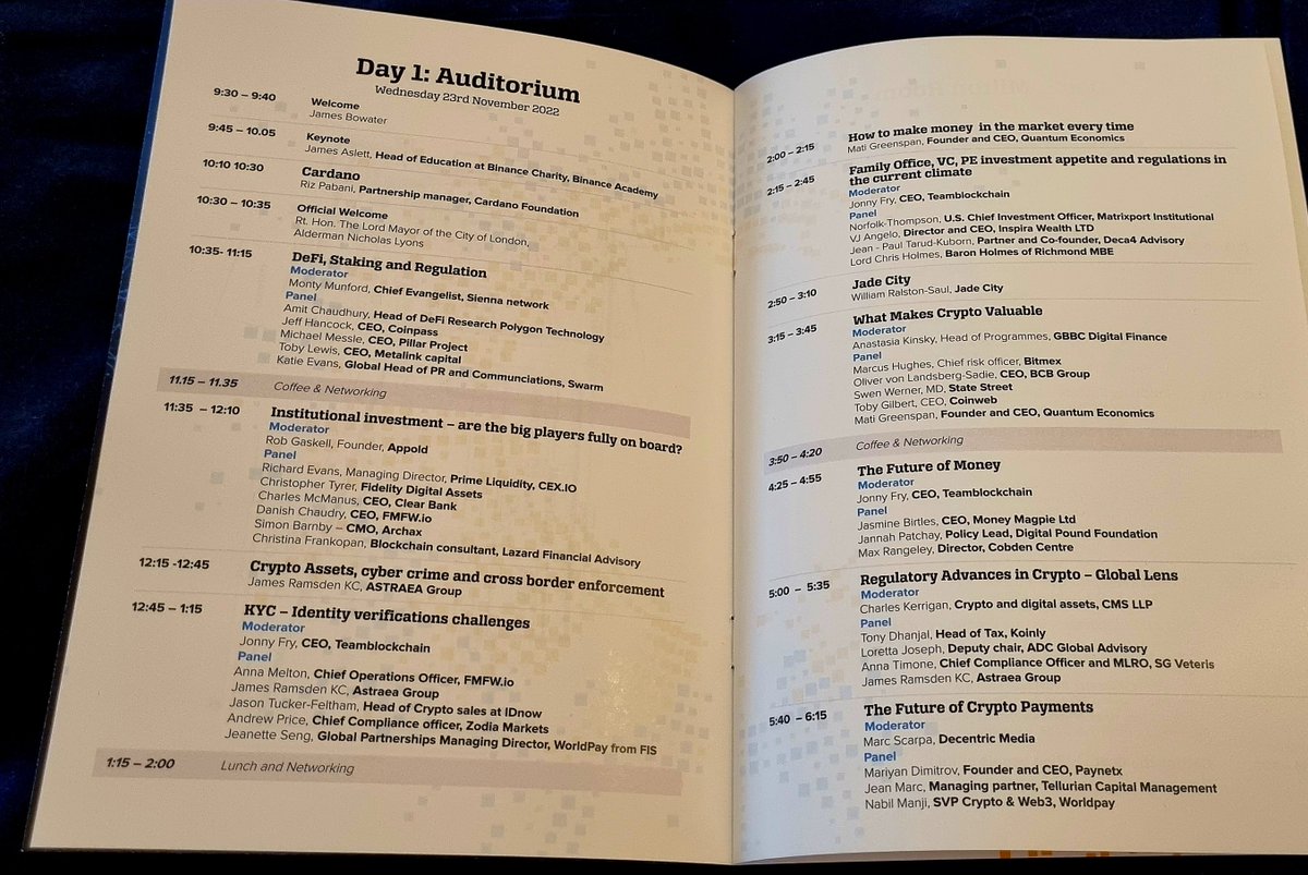 RobGreig3's tweet photo. Enjoying the talks and debates on Day 1 of the #CryptoAMSummit and #CryptoAMsummitandawards. I'll be discussing 'How Blockchain is revolutionising the Gaming sector' at 4pm UTC
#CardanoCommunity #CornucopiasGame https://t.co/nAcbQUyHN9
