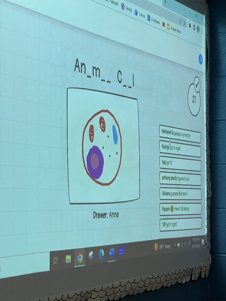 We had so much fun reviewing science terms with <a href="/nearpod/">Nearpod</a> Draw That! Love using these different game mode for different class engagement activities 🎮✍️🎨