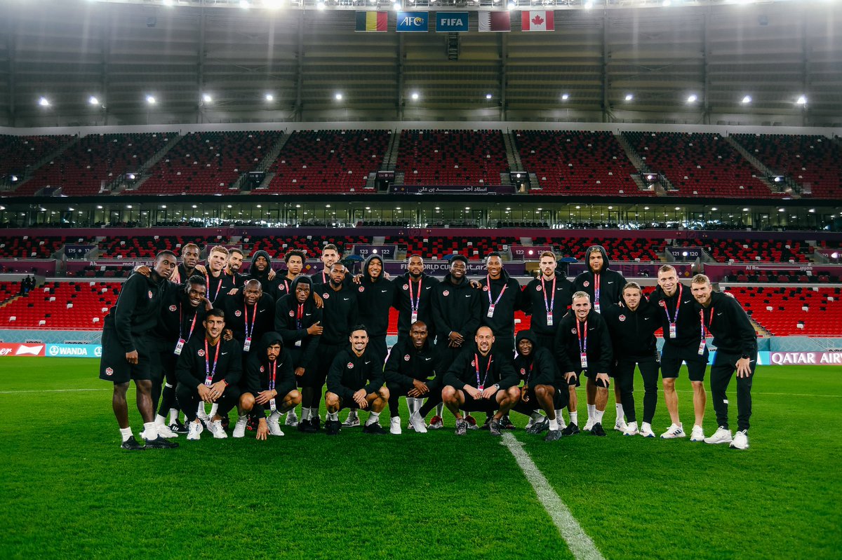TorontosMayor's tweet photo. 🇨🇦Today is the day, Canada! 

#TeamCanada's first @fifaworldcup match since 1986!

Encouraging Torontonians to rally behind our team at #Qatar2022 and watch matches at a restaurant or bar to support our local economy as well.

📷: @CanadaSoccerEN

#FIFAWorldCup https://t.co/3R0WQRWzFa