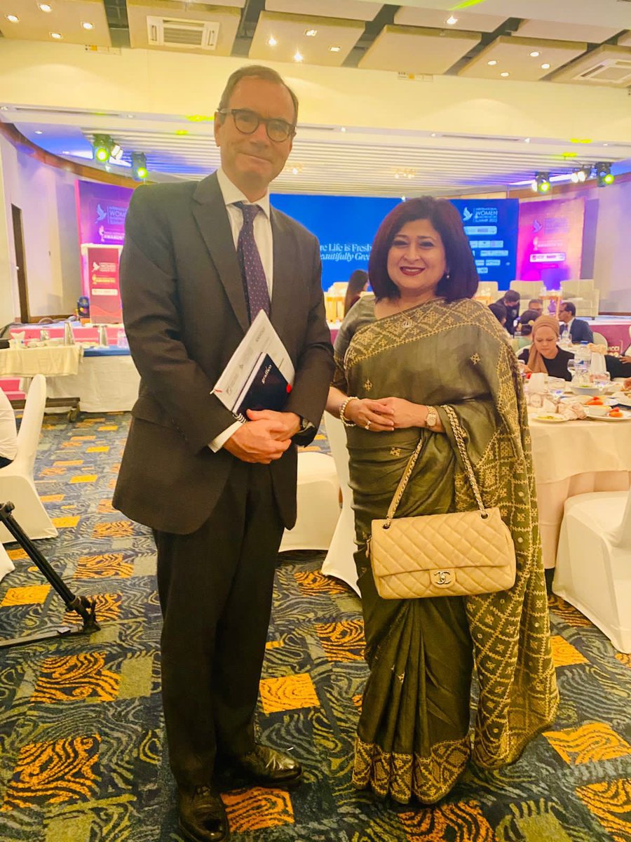 RCDicksonUK's tweet photo. Women entrepreneurs are changing the 🌍and powering growth in 🇧🇩. Delighted to join a distinguished panel chaired by Farzanah Chowdhury discussing graduation opportunities for female-led SMEs at #IWES 2022 https://t.co/T2k2bbmTlV