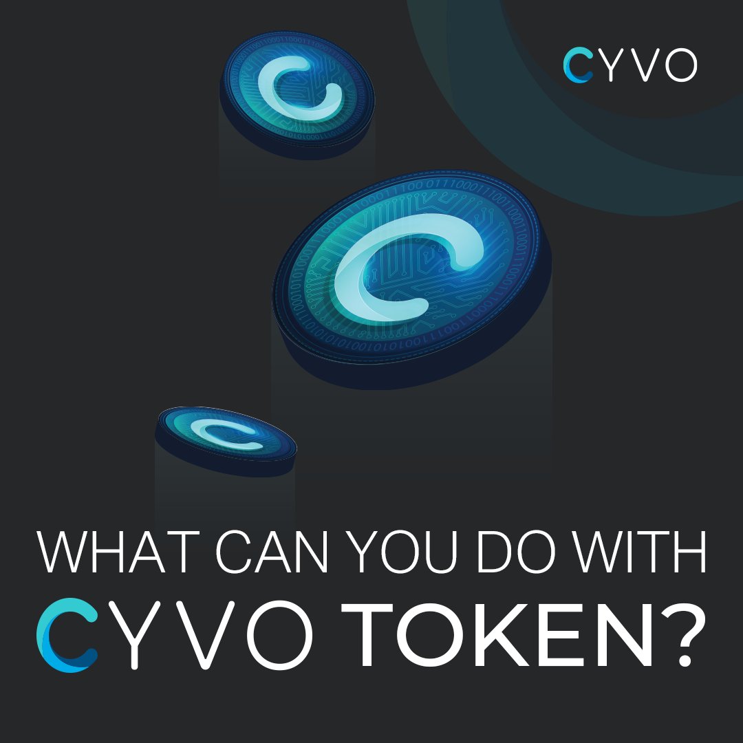 #CYVO #Token powers the CYVO Ecosystem🌐
It functions as an instrument for transactional utility across all CYVO products:
🔐Ultra Secure #OS
🔐Web #Browser
🔐#DigitalAsset Wallet
🔐#Decentralized Stealth Storage

#blockchain #Web3 #data #Security #privacy #crypto #cybersecurity
