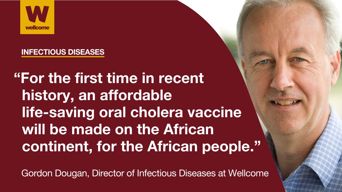 We’re funding <a href="/biovac_inst/">Biovac</a> and <a href="/IVIHeadquarters/">International Vaccine Institute (IVI)</a> to manufacture an oral #cholera vaccine in South Africa.

Here’s why this matters ⤵️ [1/5]